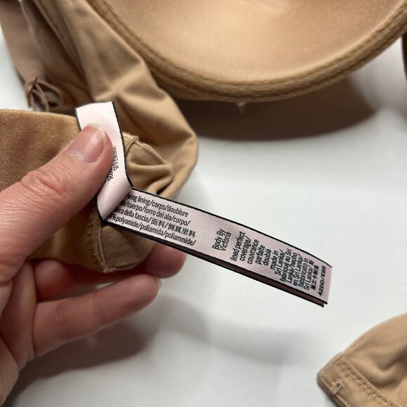 Victoria’s Secret Tan lined perfect coverage bra 42DD - Picture 7 of 9